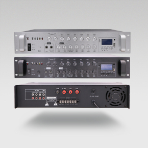 2U標準機型定壓功放六分區液晶獨控